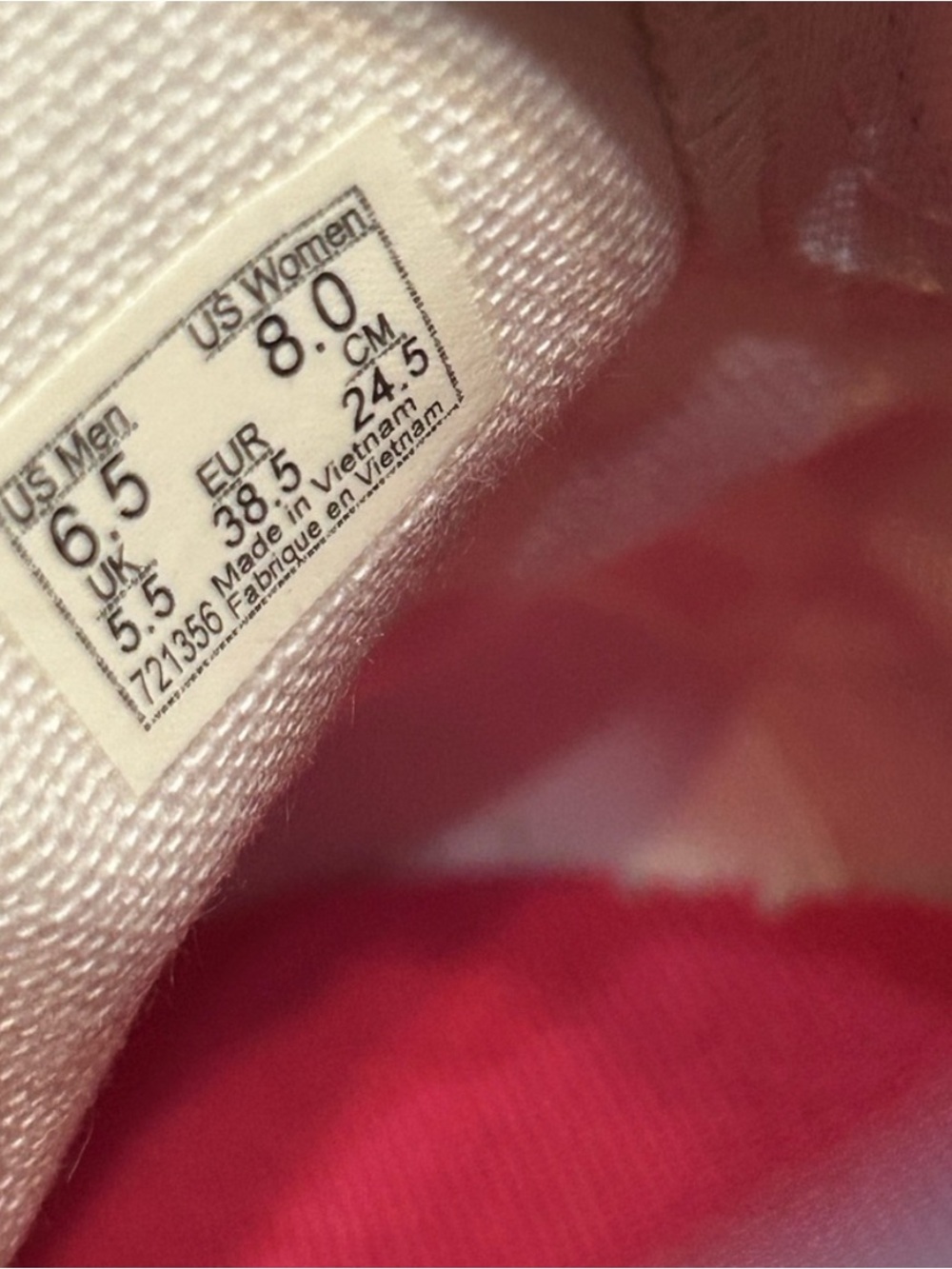 VANS off the wall checkerboard pink slip on shoes sneakers women’s 8 new - Picture 3 of 7